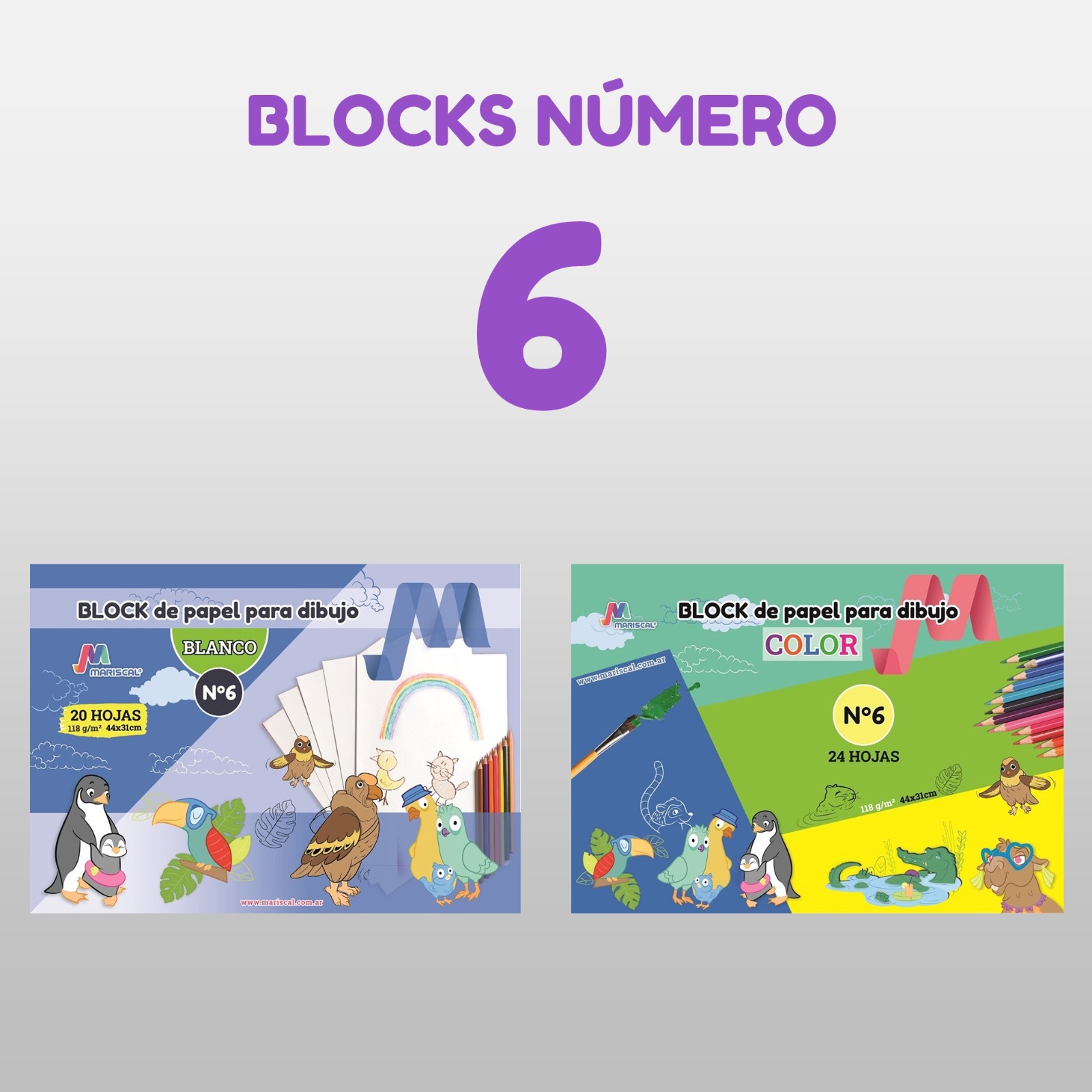 Blocks para dibujo Nº 6